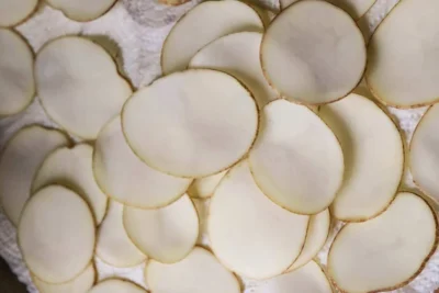 home made potato chips